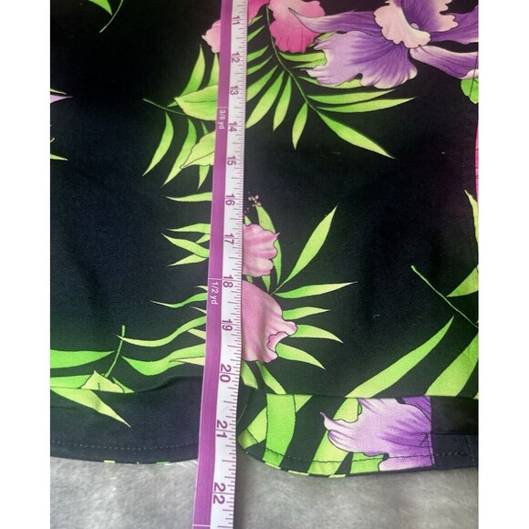 Rafaella Blazer‎ Womens Size 6 Black Floral Button Boho Career Office Preppy - Picture 9 of 10